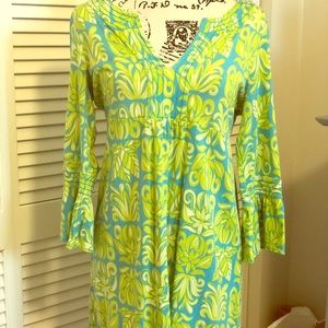 NWOT Lilly Pulitzer 3/4 Ruffle Sleeve dress Sz L